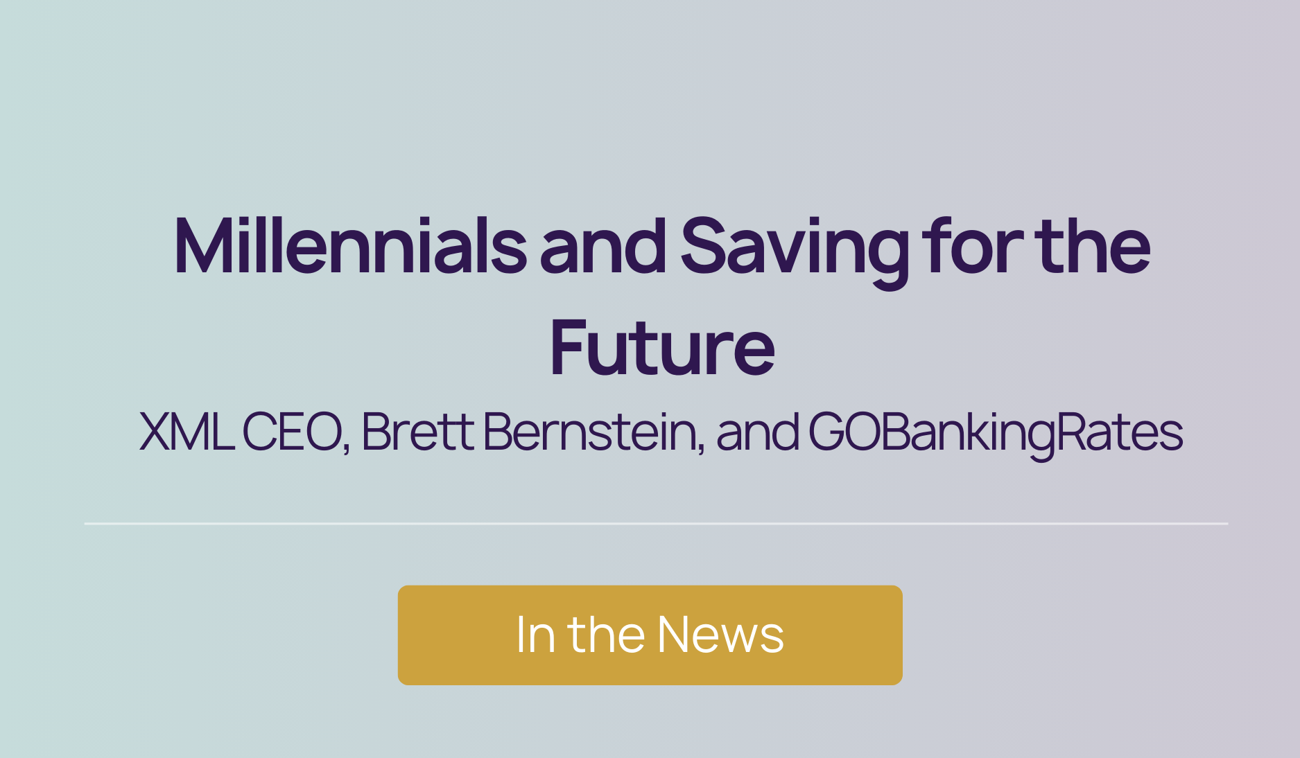 Millennials and Saving for the Future